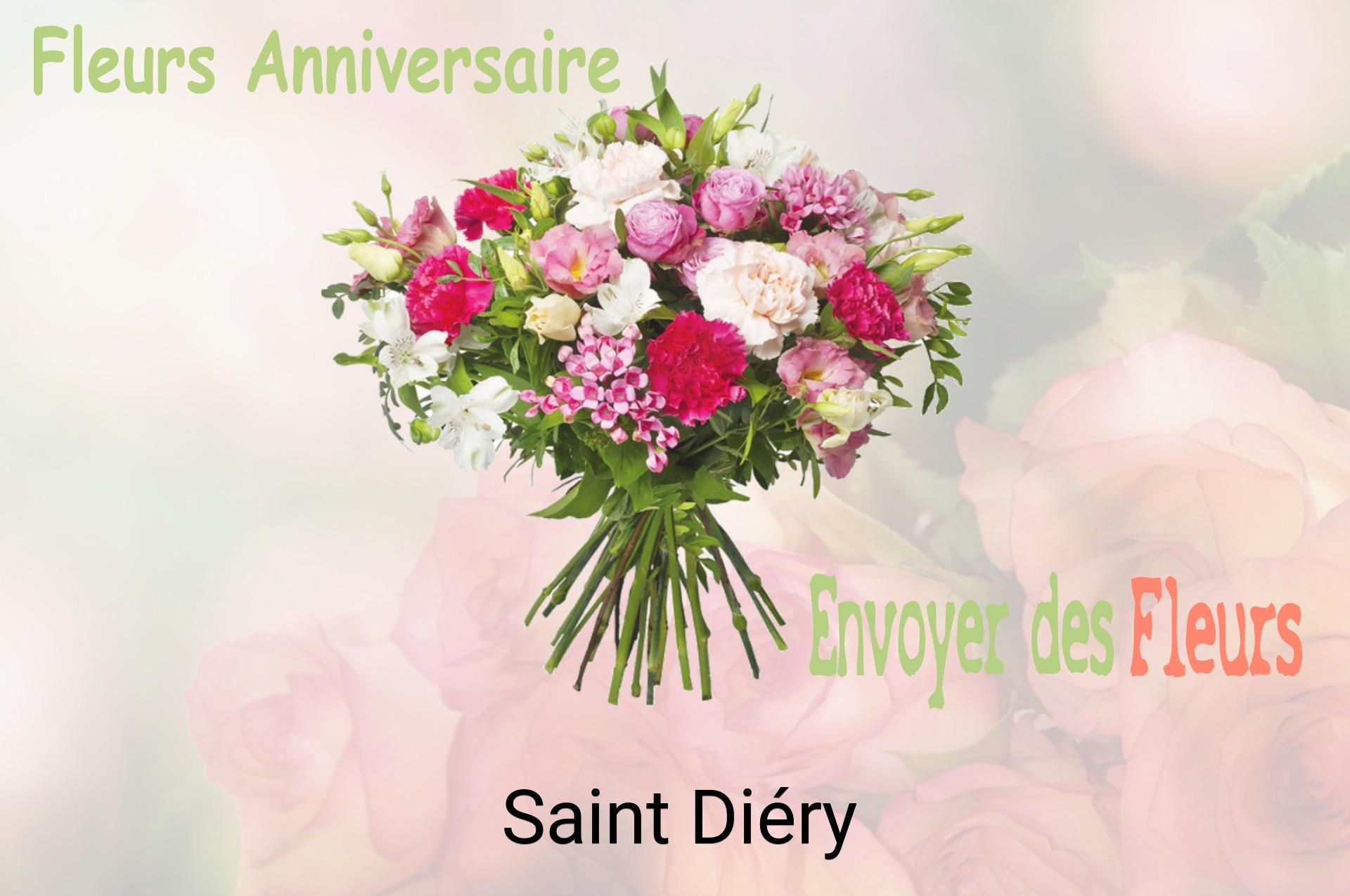 Bouquet de fleurs d’anniversaire livré à Saint-Diéry