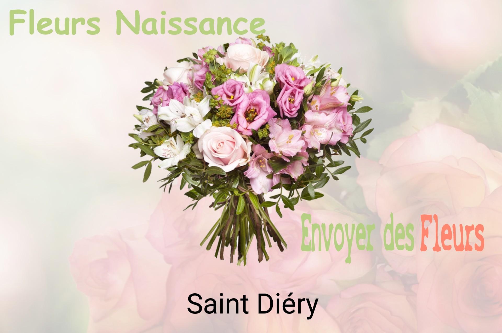 Bouquet de fleurs de naissance livré à Saint-Diéry